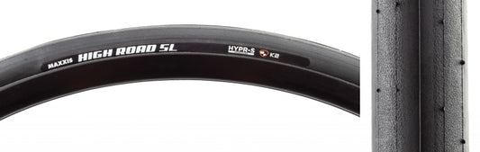 Maxxis High Road SL Tire - 700 x 28 Clincher Folding Black Hypr-S K2