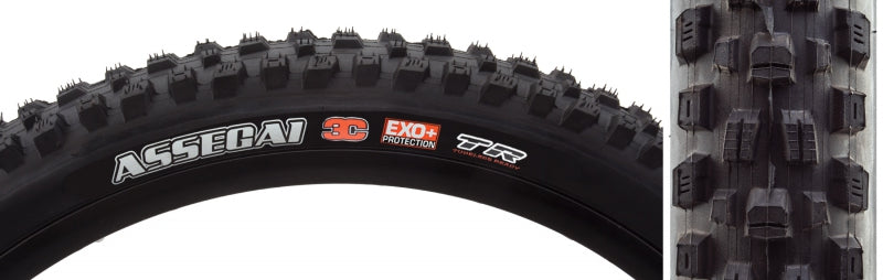 Maxxis Assegai Tire - 27.5 x 2.5 Tubeless Folding BLK 3C MaxxGrip EXO+ Wide Trail