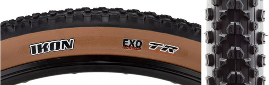 Maxxis Ikon Tire - 26 x 2.2 Tubeless Folding Black/Dark Tan Dual EXO