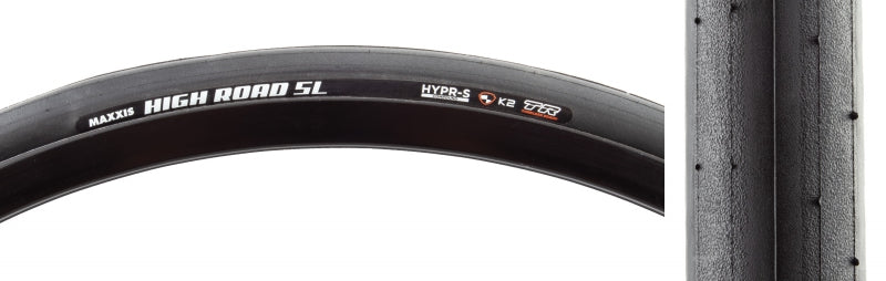 Maxxis High Road SL Tire - 700 x 25 Tubeless Folding BLK HYPR-S K2 Protection ONE70