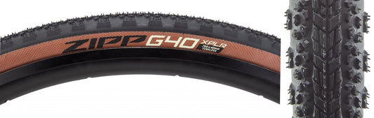 Zipp G40 XPLR Puncture Resistant Tire - 700 x 40 Tubeless Folding BLK/Tan A2