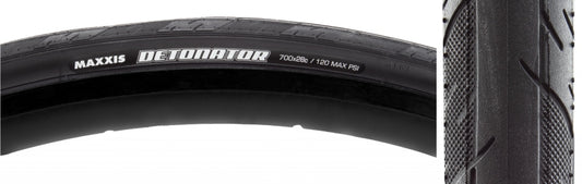 Maxxis Detonator Tire - 700 x 28 Clincher Wire Black