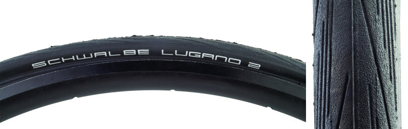 Schwalbe Lugano II Tire - 700 x 25 Clincher Folding Black K-Guard