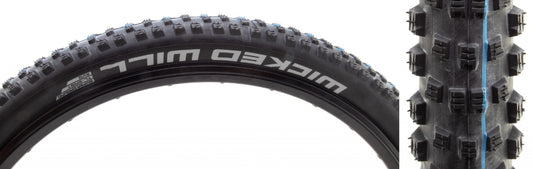 Schwalbe Wicked Will Mountain Tire 29"2.25 Wire Tubeless Ready Addix Speedgrip Super Ground TL Easy Black