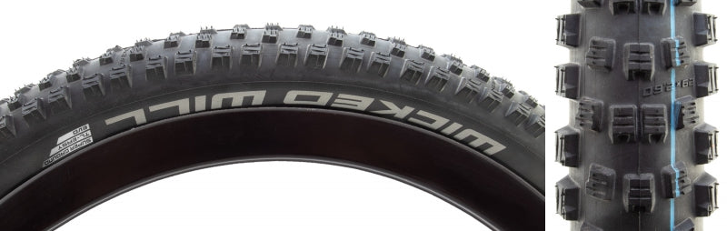 Schwalbe Wicked Will Tire - 29 x 2.6 Tubeless Folding BLK Evolution Line Super Ground Addix SpeedGrip