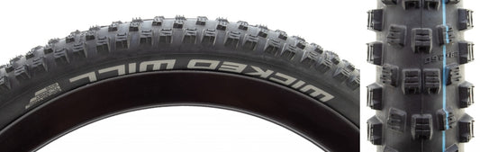 Schwalbe Wicked Will Mountain Tire 29x2.60 Wire Tubeless Ready Addix Speedgrip Super Trail TL Easy Black