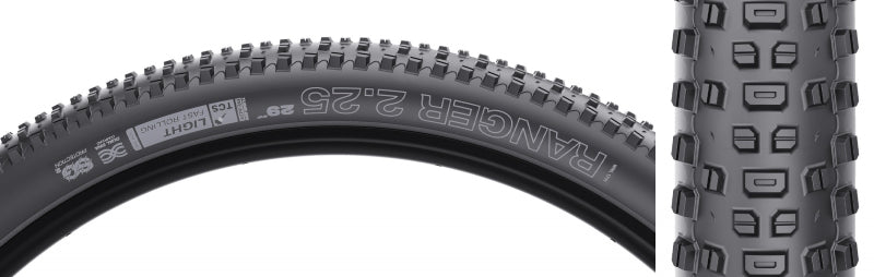 WTB Ranger Tire - 29 x 2.25 TCS Tubeless Folding BLK Light/Fast Rolling Dual DNA SG2