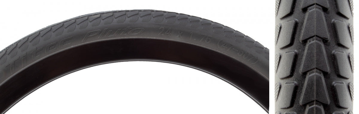 TIRE TITEC 24x1.75 SOLID FLATFREE WIRE BK