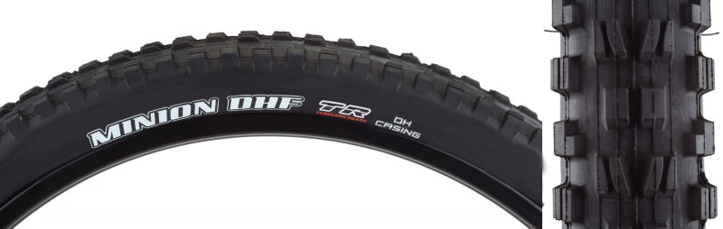 Maxxis Minion DHF Tire - 29 x 2.50 Tubeless Wire BLK BikePark DH Wide Trail