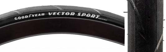 Goodyear Vector Sport Tubeless Ready Tire 700 x 28c Black