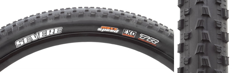 Maxxis Severe Tire - 29 x 2.25 Tubeless Folding Black MaxxSpeed EXO E-25