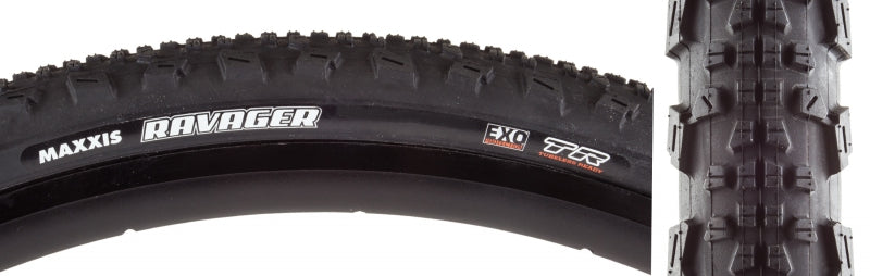 Maxxis Ravager Tire - 700 x 50 Tubeless Folding Black Dual EXO