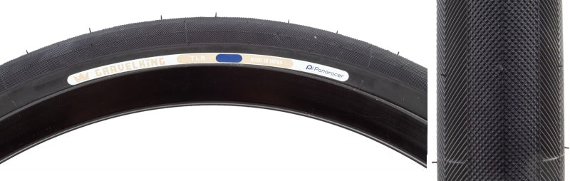 Panaracer GravelKing Slick Tire - 700 x 26 Clincher Folding Black