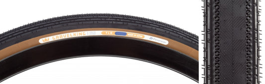 Panaracer GravelKing SS Tire - 700 x 28 Clincher Folding Black/Brown