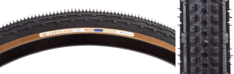 Panaracer GravelKing SK Tire - 700 x 28 Clincher Folding Black/Brown