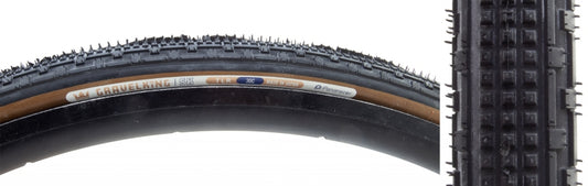 Panaracer GravelKing SK Tire - 700 x 30 Tubeless Folding Black/Brown