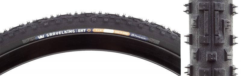 Panaracer GravelKing EXT Plus Tire - 700 x 38 Tubeless Folding Black