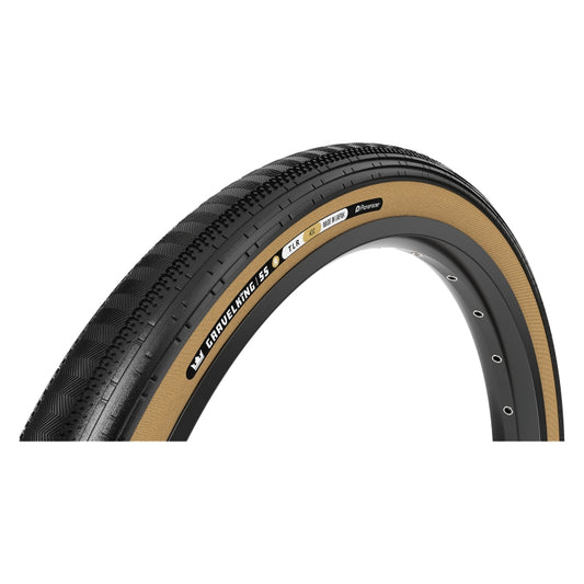 Panaracer GravelKing SS R Tire - 700 x 30 Tubeless Folding Black/Amber