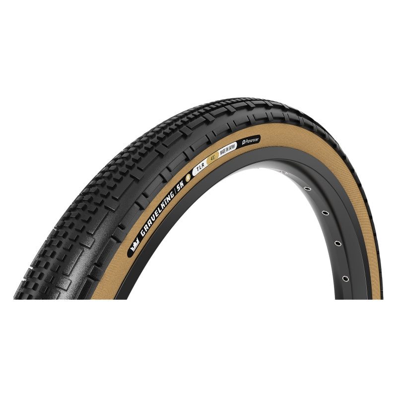 Panaracer GravelKing SK R Tire - 700 x 40 Tubeless Folding Black/Amber