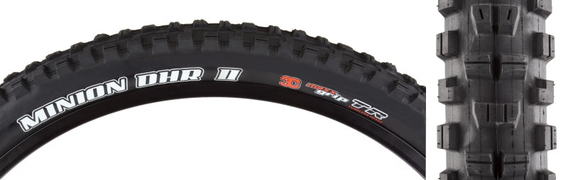 Maxxis Minion DHR II Tire - 27.5 x 2.5 Tubeless Folding Black 3C MaxxGrip DH