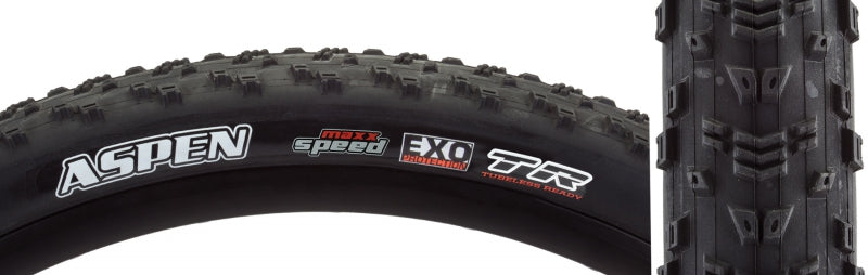 Maxxis Aspen Tire - 29 x 2.40 Tubeless Folding Black MaxxSpeed EXO 170tpi