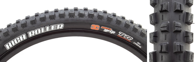 Maxxis High Roller III Tire - 29 x 2.4 Tubeless Folding Black 3C MaxxGrip DH