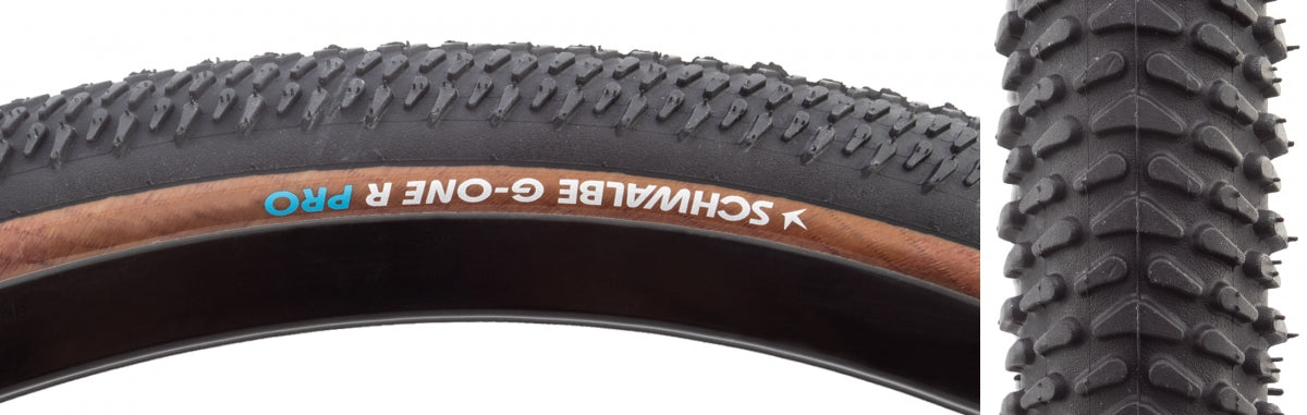 TIRE SWB G-ONE R PRO 700x45 EVO V-GUARD BK/TAN ADDIX RACE TLR E25 FOLD