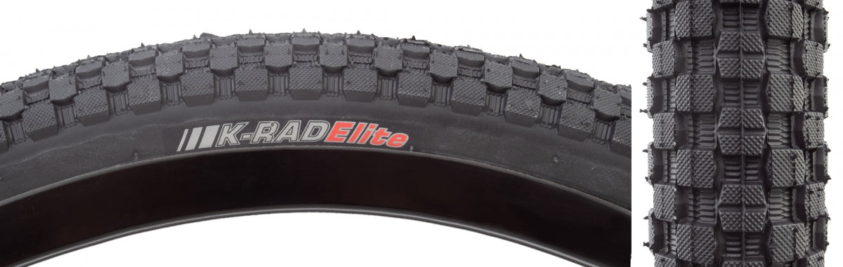 TIRE KEN K-RAD ELITE 26x2.125 BK/BK DTC/60 FOLD 80psi