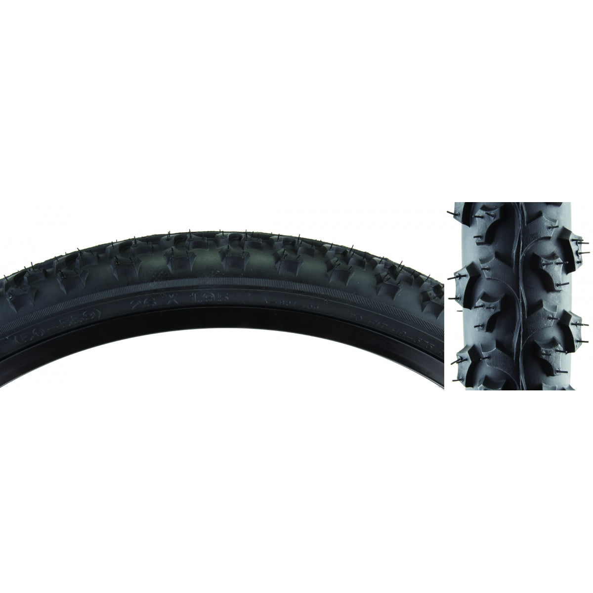 TIRE SUNLT 26x1.95 BK/BK ALPHABITE K831/K850 WIRE