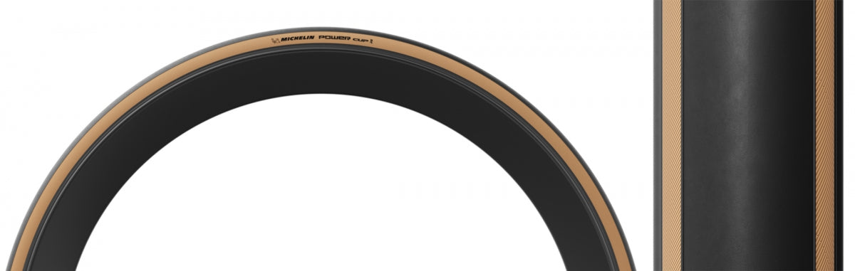 TIRE MICHELIN POWER CUP 700x28 BK/TAN FOLD/3x120 GUM-X/AST/DBR