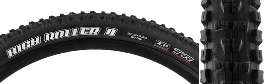 Maxxis High Roller II Tire - 27.5 x 2.3 Tubeless Folding Black Dual EXO