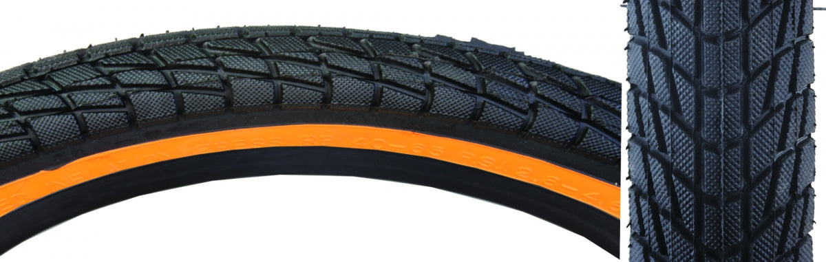 TIRE SUNLT 20x1.95 BK/OG KONTACT K841 WIRE