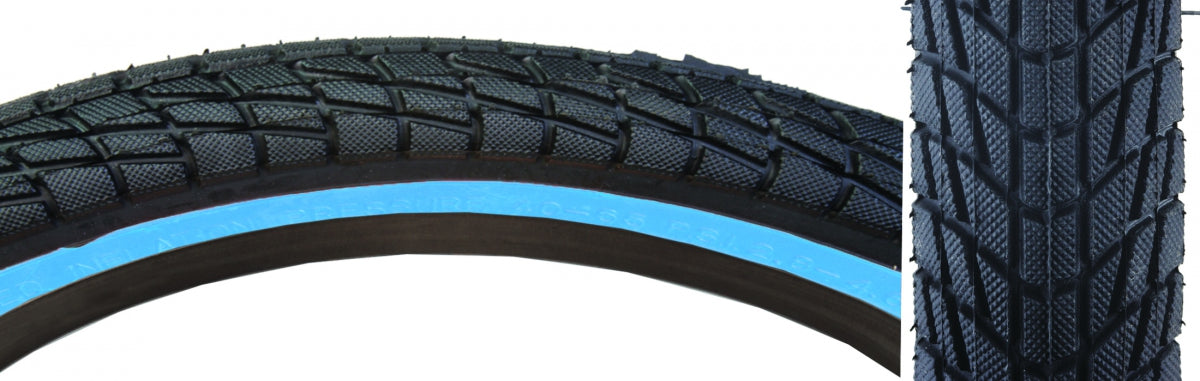 TIRE SUNLT 20x1.95 BK/BU KONTACT K841 WIRE