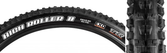 Maxxis High Roller II Tire - 29 x 2.3 Tubeless Folding Black Dual EXO