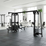 5 Stack Megatron Standard Jungle Gym 2 Colors - Muscle D Fitness -  Sturdy Commercial-Grade, Lat Pull, Low Row, Functional Column