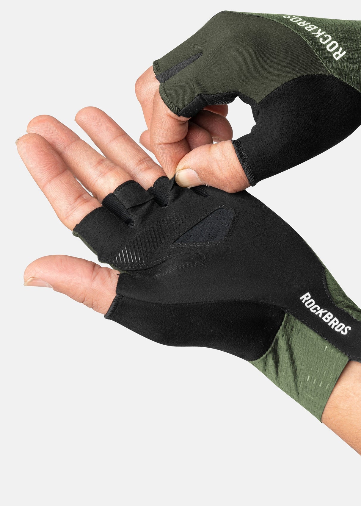 ROCKRBOS Road-to-Sky Cycling Fingerless Gloves