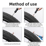 ROCKBROS Vacuum Aluminum Alloy Tire Repair Tool Compact  Portable