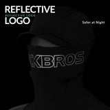 ROCKBROS Thermal Black Ski Mask with Brim Windproof Winter Balaclava for Men