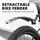 ROCKBROS Cycling Rear Fender Front Mudguard Road Mountain Bike Fender Adjustable
