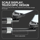ROCKBROS Adjustable Bike Mirror Anti-Glare 360-Degree Rotation