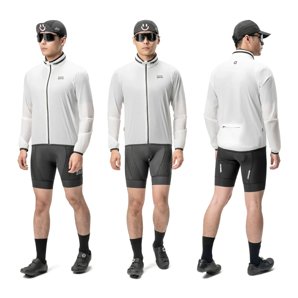 ROCKBROS Fluorescent Lightweight Cycling Phosphorescent Jacket Foldable