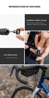 【ROAD TO SKY】by ROCKBROS Concealed Secure Road Bike Lock