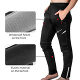 Windproof Thermal Fleece Winter Athletic Bike Pants