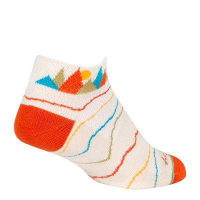 Nomad 1" Socks, 5-9, White