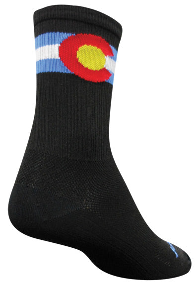 Colorado SGX6 Socks, 9-13, Black