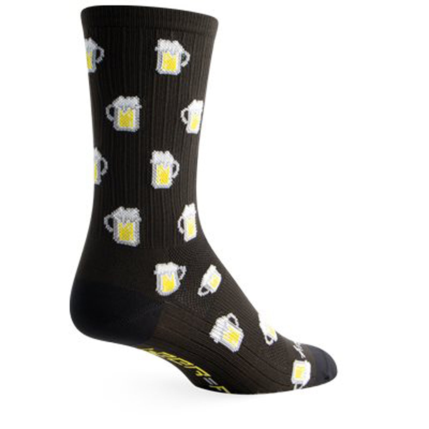 SockGuy SGX Pints Socks - 6" Black Large/X-Large