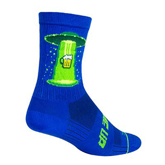 Sockguy SGX Beer Me Up Socks 5-9 Blue