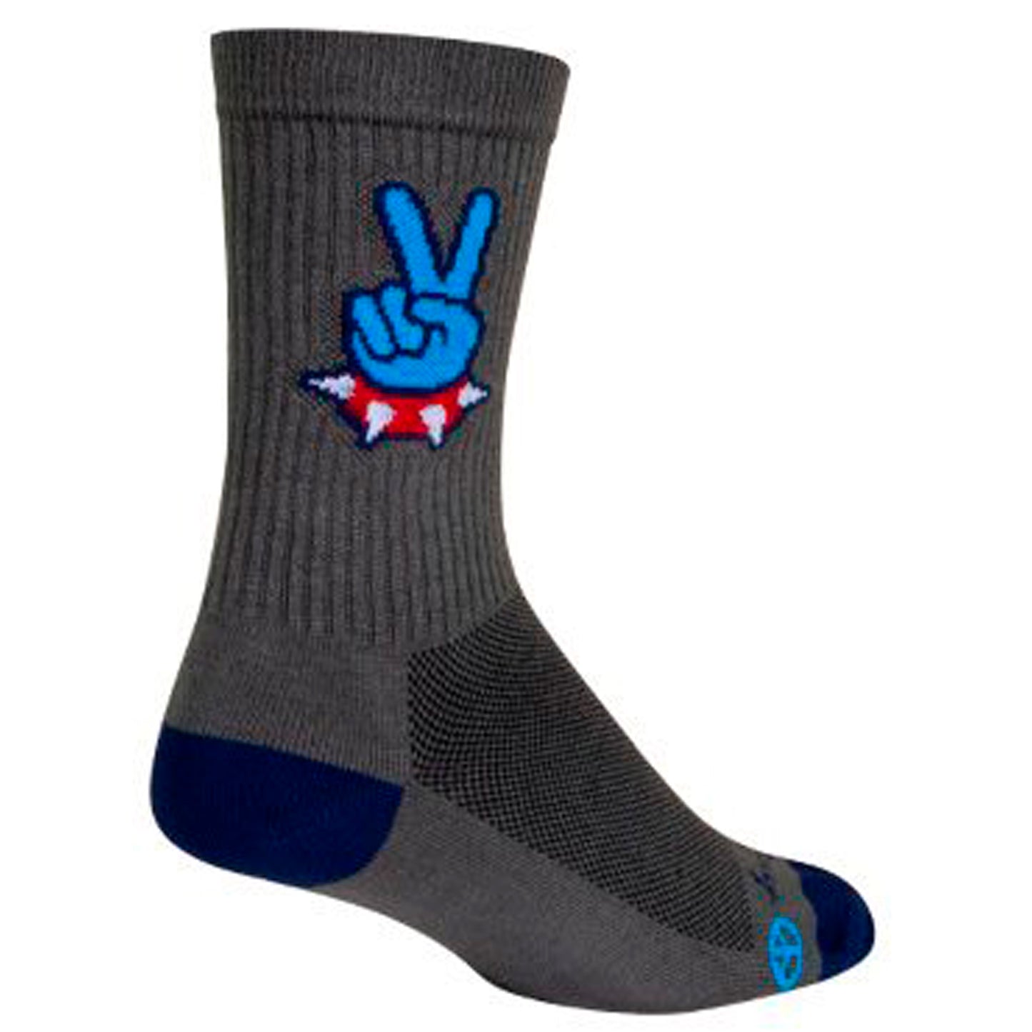 Sockguy Peace Talks Crew Socks 9-13