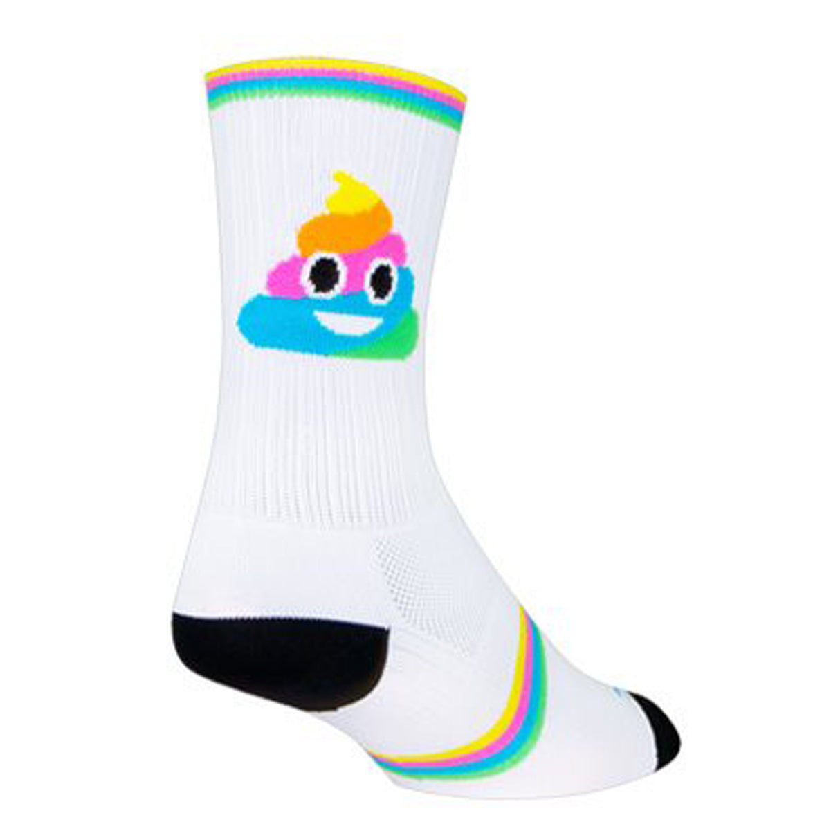 Swirl SGX6 Socks, 5-9, White