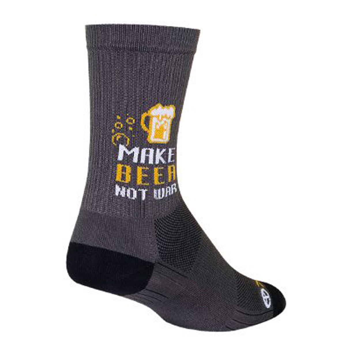 Make Beer Not War SGX6 Socks, 5-9, Gray